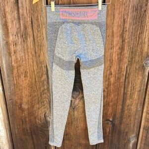 Gymshark FLEX HIGH WAISTED LEGGINGS Grey/Pink size medium